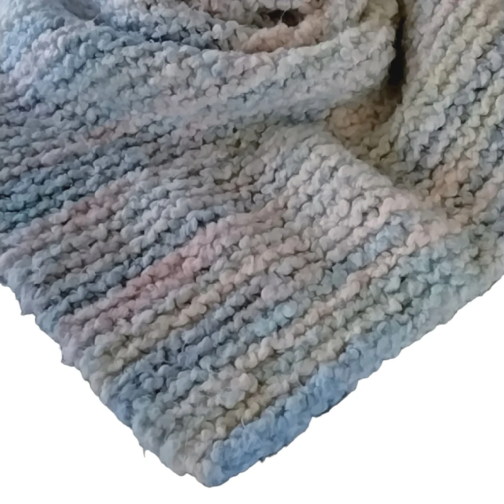Handmade Pastel Colorful Crochet Baby Blanket
